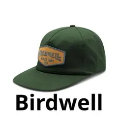 BIRDWELL ベージュ　キャップ　カリフォルニア購入　新品　サーフィン バードウェル ナイロン キャップ 帽子 日本限定モデル スナップ