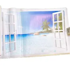 偽窓ステッカー　シール　　 窓シール　45cm×70cm
