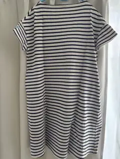 オーシバル　ボーダー　ワンピース　半袖