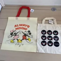 ミッキー＆ミニー　くまモントートバッグセット