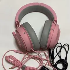 Razer Kraken Quartz Pinkゲーミングヘッドセット3.5mm