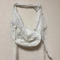 古着　レースショルダーバック
