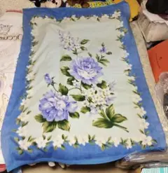 シングルベッド用花柄　毛布
