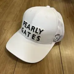 定番　新品未使用　PEARLY GATES ホワイトキャップ