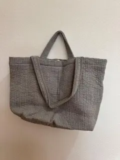 グレー ヌビ トートバッグ 大きめ