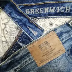 RUEHL No. 925 USA製 ダメージデニム W28 完売品