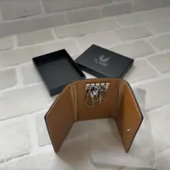 ⭐未使用⭐TLAGE ブラック レザー キーケース