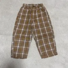 韓国子供服 OOTTBEBE チェックパンツL