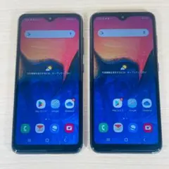 2台セット SIMフリー Galaxy A20 SCV46 7739-137