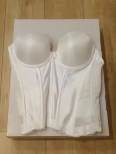 美フォルム ホワイト コルセット ブライダルインナー