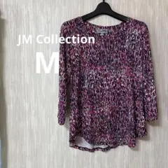 JM Collection P/M 長袖Tシャツ　7分丈　ピンク　オシャレ　海外