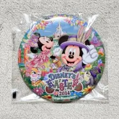 【新品未使用】 ディズニーイースター 2014 缶バッジ ミッキー&ミニー