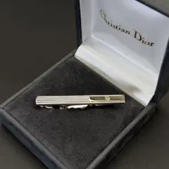 【極美品】Christian Dior ディオール　ネクタイピン　オブリーク
