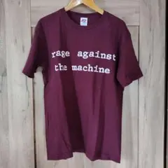 rage against the machine Tシャツ L バーガンディ