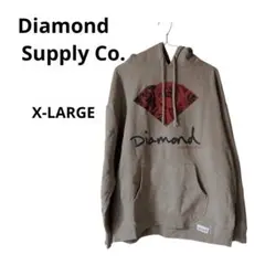 Diamond Supply Co. バラデザインパーカー X-LARGE