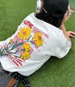 PBLIM アートフラワーT シャツ