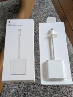 Apple純正美品　Lightning - USB 3カメラアダプタ　送料込