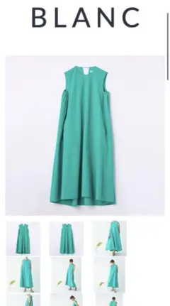 blanc バックリボンワンピース