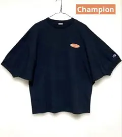 最終値下げ　美品　Champion　オーバーサイズ半袖Tシャツ　バックプリント￼