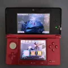 ニンテンドー3DS レッド シャア・アズナブルデザイン　タッチペンなし