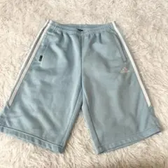 アディダス　ハーフパンツ　水色　160
