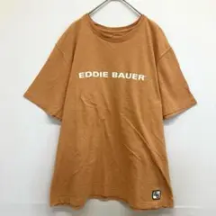 エディーバウアー ロゴプリント 20HT Tシャツ 【XL】 半袖 綿 オレンジ