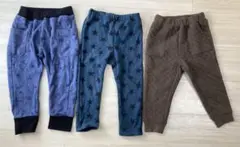 長ズボン　3点セット　男の子　まとめ売り　裏起毛
