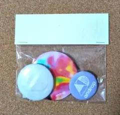 ⑨缶バッジセット　androp