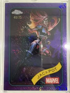 2025 Topps Chrome Marvel ジャックポット 75枚限定