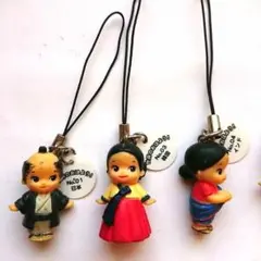【非売品】キューピー 世界のおはよう フィギュアストラップ 13種