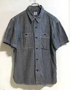 R.J.B STEADY BLUE 半袖BDシャツ　刺繍　日本製　黒　38 R.J.B STEADY BLUE 半袖BDシャツ 刺繍 日本製 黒 38 - メルカリ