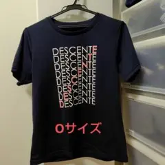 DESCENTE ネイビー Tシャツ 半袖