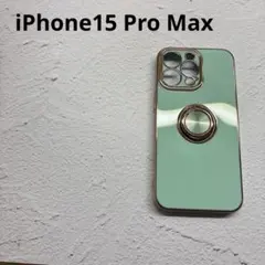 iPhone15 Pro Max ケース　グリーン