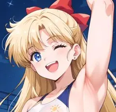 A4ポスター セーラーヴィーナス　愛野美奈子　ファンアート　美少女　美女　水着