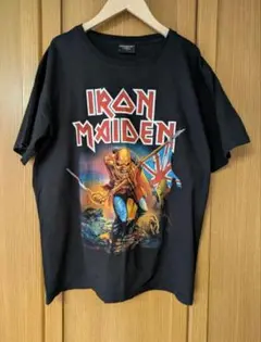 アイアンメイデン Tシャツ ブラック IRON MAIDEN 古着メンズTシャツ