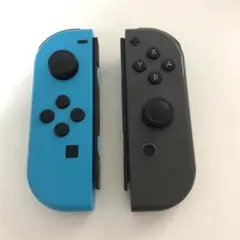 【ジャンク品】 Nintendo Switch ジョイコン グレー　ブルー