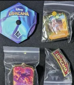 ロルカナ 逆襲のアースラシーズン ピンバッジ ロアカウンター セット　ラスト