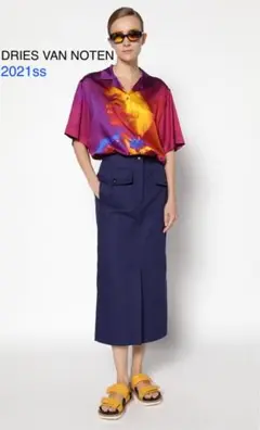 【美品】2021ss DRIES VAN NOTEN タイトスカート