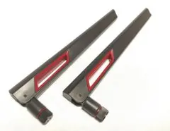 【美品】RP-SMA オス Wi-Fiアンテナ 2本セット