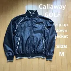 Callaway GOLF ロゴ 刺繍 ナイロンジャケット ダウンジャケット