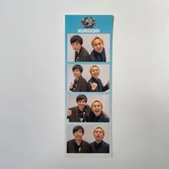 オールマンゲキTOKYO 4カットフォトステッカー　黒帯　コンビショット　1枚