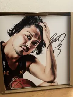 宇都宮ブレックス　渡邉裕規選手　サイン入りアートパネル