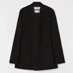 【名作/新品未使用】JIL SANDER 22AW ノーカラー ジャケット