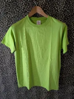 CROSS & STITCH 蛍光グリーン Tシャツ Mサイズ