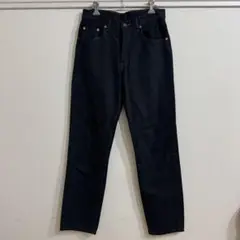 00s リーバイス　504 後染め　ブラック　デニム　パキスタン製