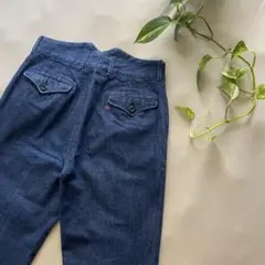 美品 45R アンダンテデニム トラウザー デニムパンツ 45rpm