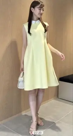 CELFORD 新品タグ付き　衿付きペプラムミニワンピース　泉里香さん着用