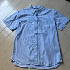 ELEMENT エレメント ダンガリーTシャツ 半袖　L