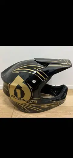 マウンテンバイク DH sixsixone ヘルメット プロテクターセット中古 マウンテンバイク DH sixsixone ヘルメット プロテクターセット中古
