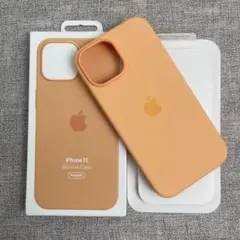 「新品未使用」iPhone 15 シリコンケース オレンジ MagSafe